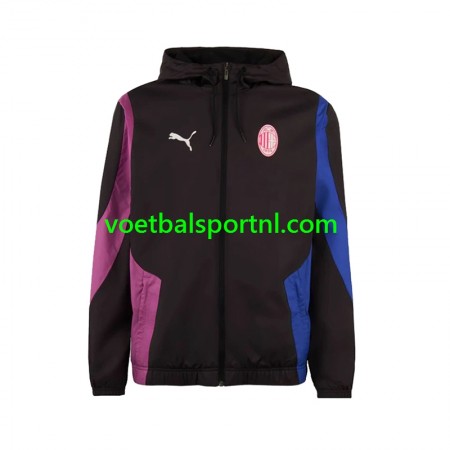 AC Milan Zwart Trainingsjack Windrunner 2024-25